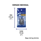 Interruptor sencillo acero inox de 1.5 módulos, línea Lisboa 5