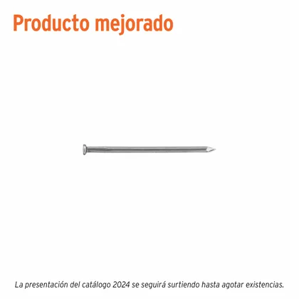 Kilo de clavo estándar 2-1/2' con cabeza en caja de 10 kg