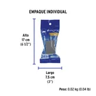 Interruptor 3 vías acero inox de 1.5 módulos, línea Lisboa 5
