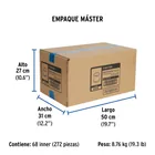 Reducción bushing de PVC 1-1/2 x 1-1/4', FOSET 4