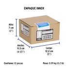 Tapón ciego acero inox de 1 módulo, línea Lisboa, VOLTECK 6