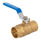 Válvula de esfera de latón, soldable 1-1/4', FOSET 1