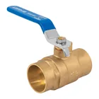 Válvula de esfera de latón, soldable 1-1/2', FOSET 1