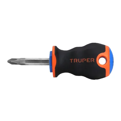 Desarmador de cruz 1/4' x 1-1/2' mango Comfort Grip, TRUPER
