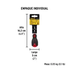 Desarmador plano 1/4' x 1-1/2'mango Comfort Grip, PRETUL 6