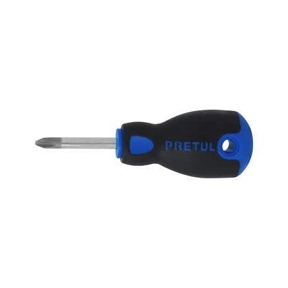 Desarmador de cruz 1/4' x 1-1/2' mango Comfort Grip, PRETUL