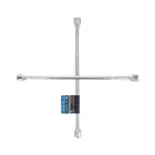 Llave de cruz 18', bocas 17, 19, 21 y 23 mm,  TRUPER 3