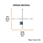 Llave de cruz 18', bocas 17, 19, 21 y 23 mm,  TRUPER 4