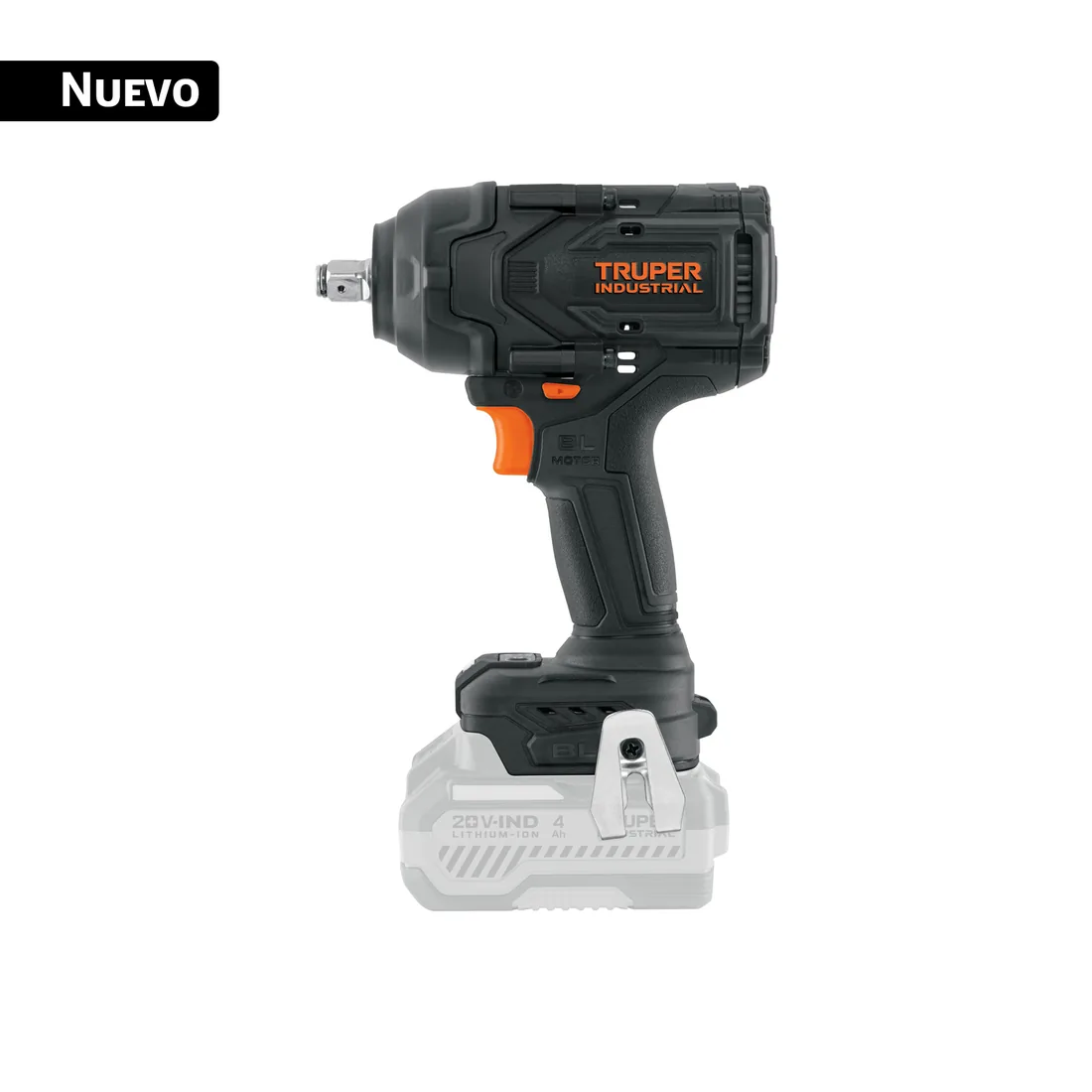 Llave de impacto 1/2', 20V, 850Nm, s/accesorios, INDUSTRIAL