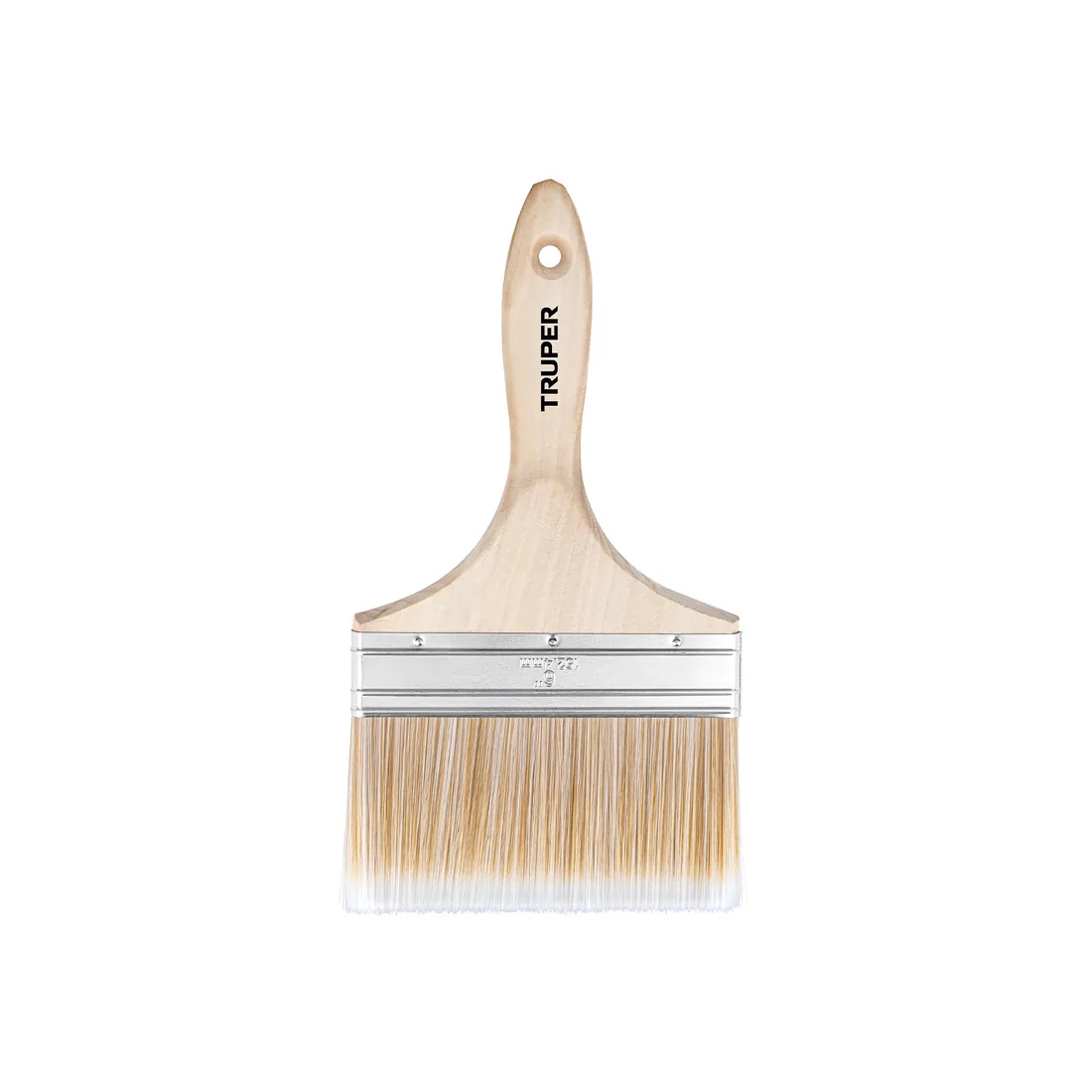 Brocha cerdas sintéticas 6' corte recto, mango de madera