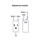 Placa armada acero interruptor y 2 contactos 1 mód, Lisboa 4