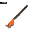 Juego de 3 minicepillos, 28 pinceles acero inoxidable,TRUPER 1