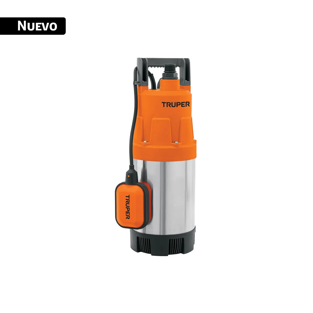 Bomba sumergible acero inoxidable, agua limpia, 1HP, TRUPER