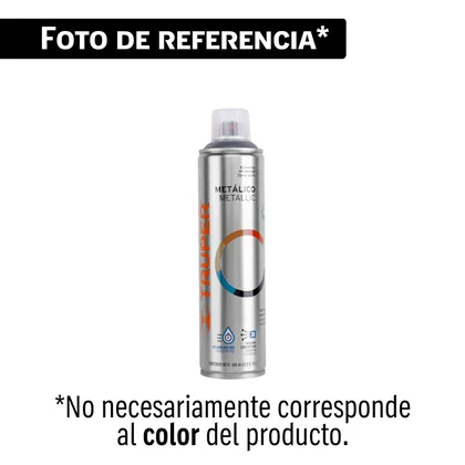 Pintura en aerosol, verde metálico, bote esbelto, 400 ml