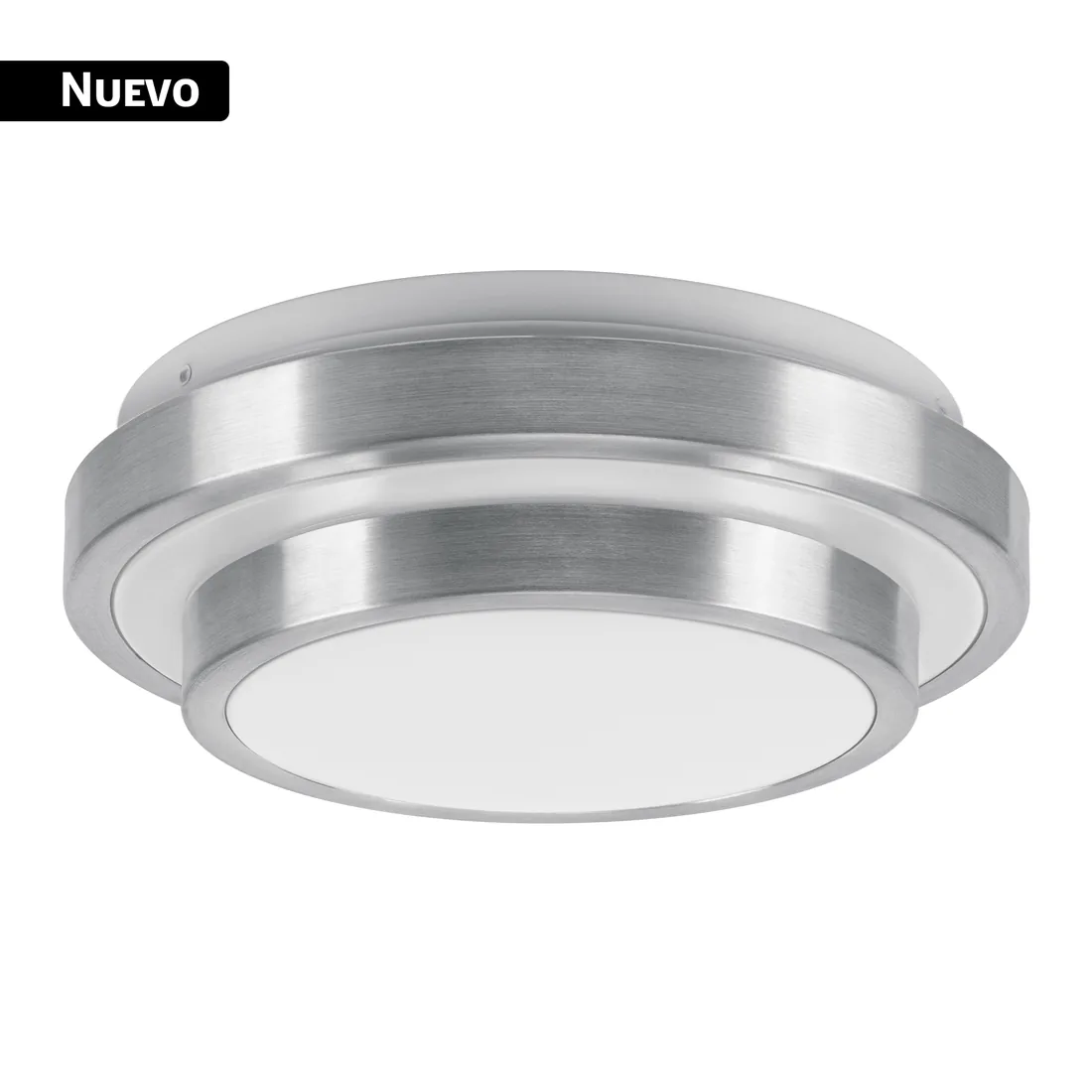 Luminario LED plafón decorativo 9W 6500K, metálico, BASIC