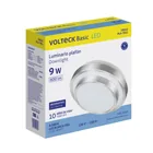 Luminario LED plafón decorativo 9W 6500K, metálico, BASIC 2