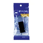 Tapón ciego negro de 1 módulo, línea Lisboa, VOLTECK 4