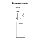 Placa armada negra con 2 interruptores 1 módulo, Lisboa 4