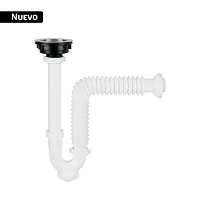 Céspol semi rígido con contracanasta de acero inoxidable