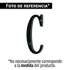 Letra C de latón sólido 4', negro, HERMEX 1
