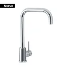 Monomando para fregadero cuello curvo, cromo, TUBIG 1