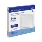 Luminario LED plafón 24W 6500K ultradelgado cuadrado VOLTECK 2