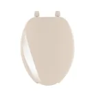 Asiento alargado ligero para WC, abierto, hueso, BASIC 1