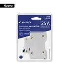 Interruptor de 2 polos 25A para riel DIN, VOLTECK 1
