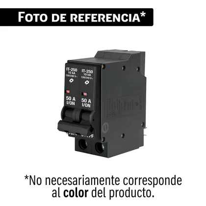 Interruptor de 2 polos 63A para riel DIN, VOLTECK