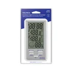 Termómetro digital con sensor de humedad, higrómetro,VOLTECK 2