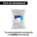 Bolsa con 100 grapas blancas de 16 mm para cable redondo 1
