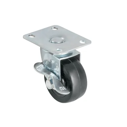 Rodaja hule 3', placa giratoria con freno, balero, 60kg