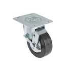 Rodaja hule 6', placa giratoria con freno, balero, 150kg 1