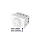 Dimmer giratorio blanco de 1.5 módulos, línea Lisboa 2