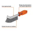 Cepillo de alambre curvo de acero al carbono, TRUPER 4