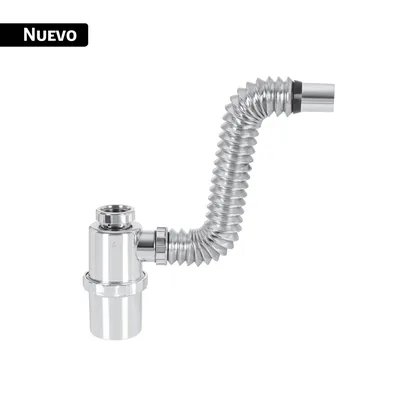 Céspol de bote de ABS cromado,para lavabo o fregadero,FOSET