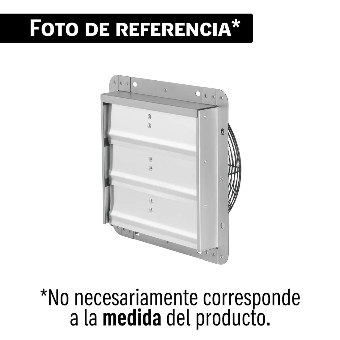 Extractor de aire de 14', metálico, VOLTECK