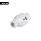 Válvula check de PVC 1/2' para cementar, FOSET 1