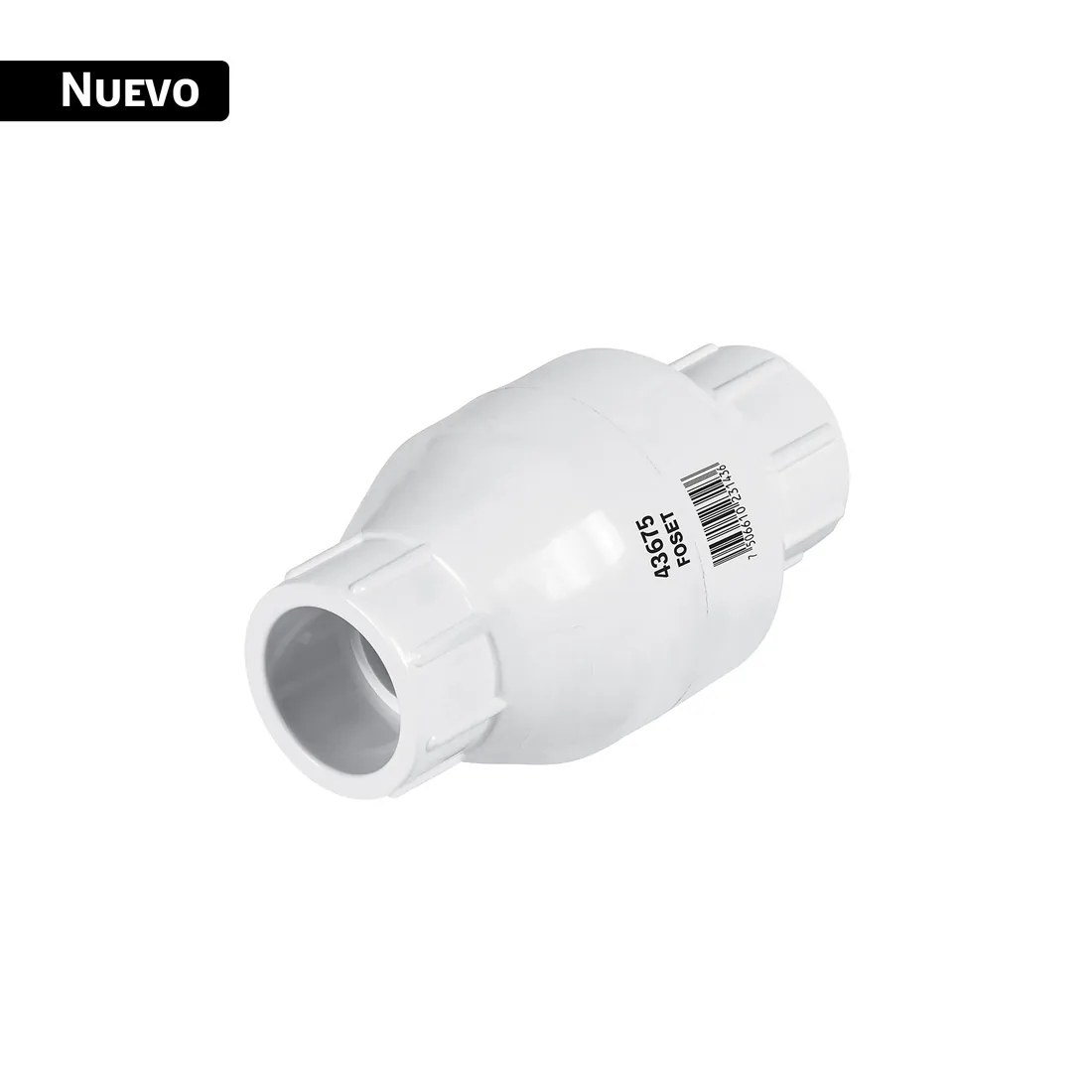 Válvula check de PVC 3/4' para cementar, FOSET
