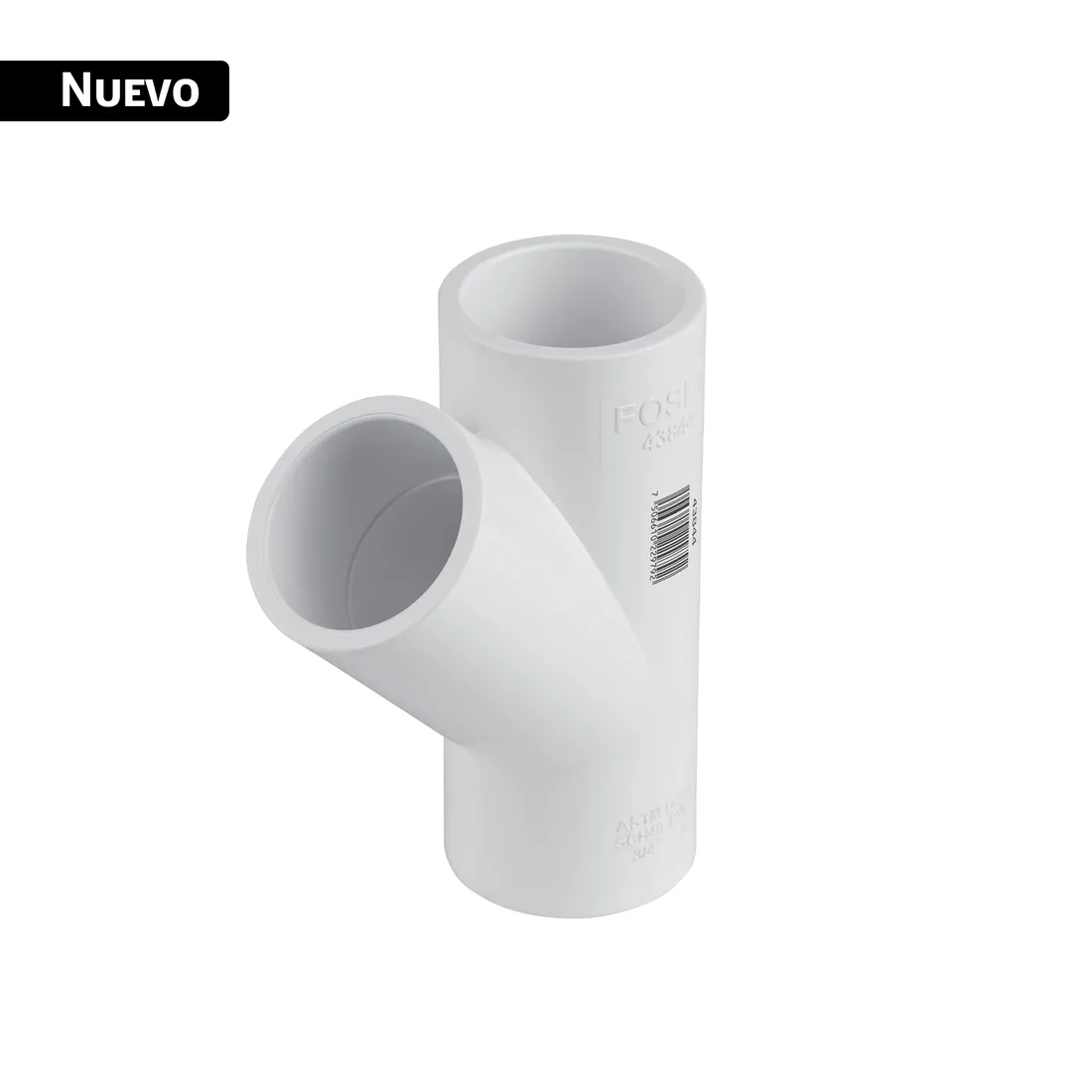 Yee sencilla de PVC 3/4', FOSET
