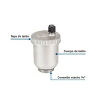 Válvula de purga de aire 3/4', FOSET 2