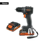 Taladro/destornillador 1/2', 20V, 70Nm, 2 baterías 2Ah 1