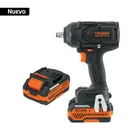 Llave de impacto 1/2' 20V, 850Nm, 2 baterías 4Ah, INDUSTRIAL 1