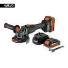 Esmeriladora 4-1/2', 20V, 2 baterías 4Ah, INDUSTRIAL 1