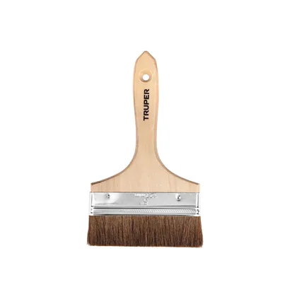 Brocha pelo de camello de 5' con mango de madera, TRUPER