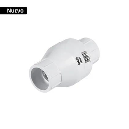 Válvula check de PVC 1-1/2' para cementar, FOSET