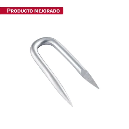 Bolsa con 1 kg grapas 1-1/2' galvanizadas p/alambre de púas