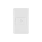 Placa armada blanca 1 toma para teléfono 1.5 mód, Lisboa 1