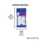 Contacto 2polos + tierra con 2 puertos USB, Oslo, blanco 6