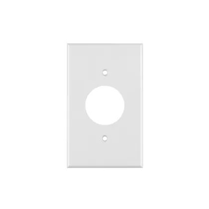 Placa de ABS para contacto redondo, Standard, blanco